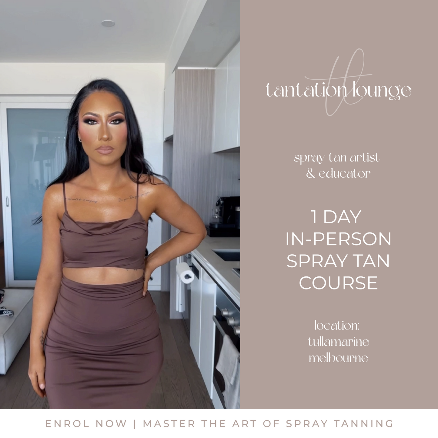 1 DAY IN PERSON SPRAY TAN COURSE